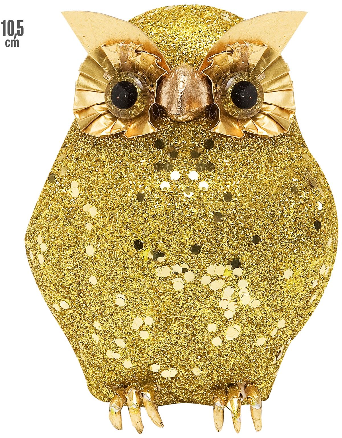 Gouden Glitter Uil