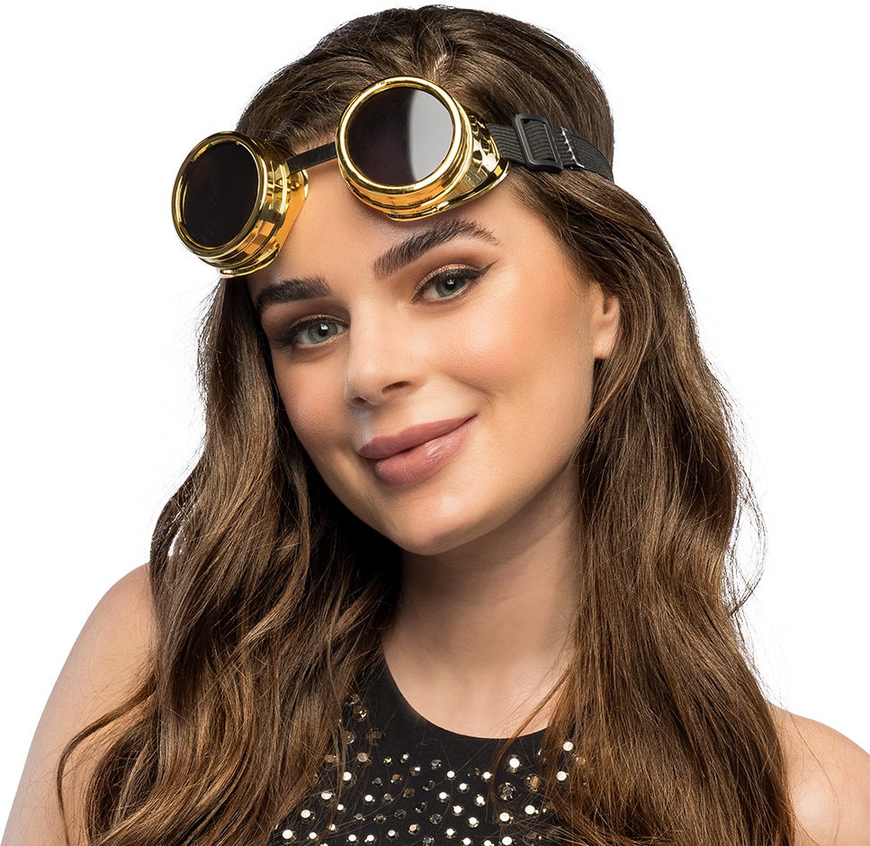 Gouden Goggles Ravebril