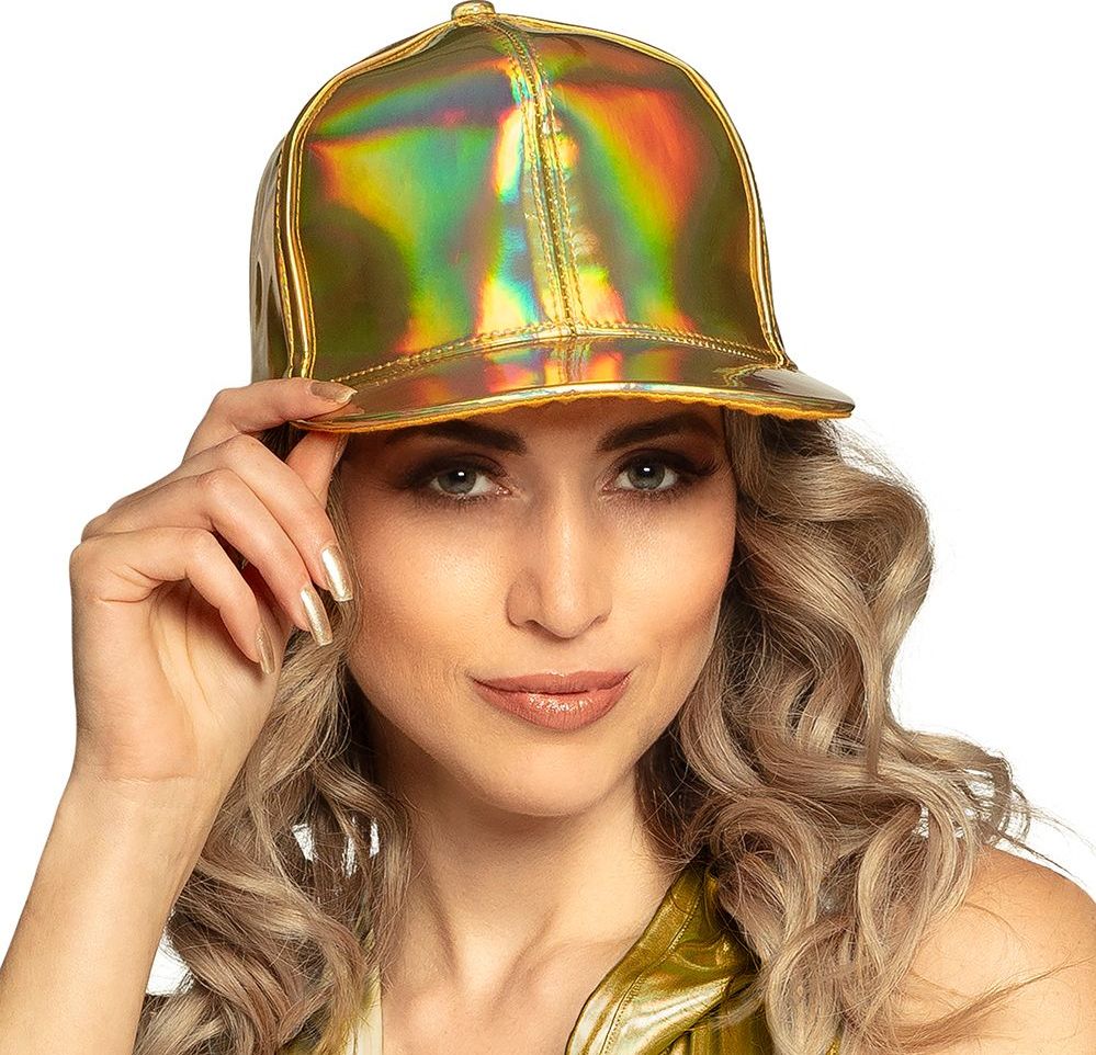 Gouden Holografische Pet