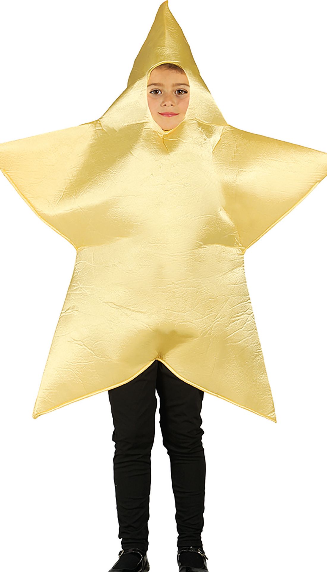 Gouden Kerst Ster Kostuum Kind