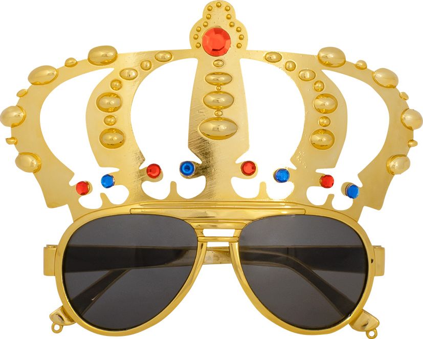 Gouden King Partybril