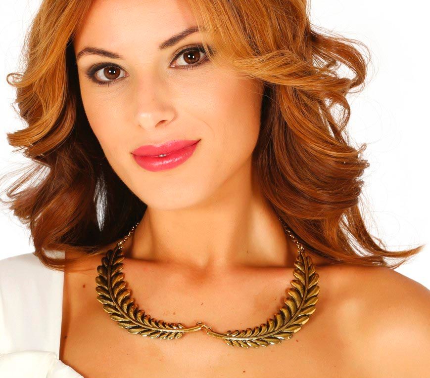 Gouden Laurierblad Ketting