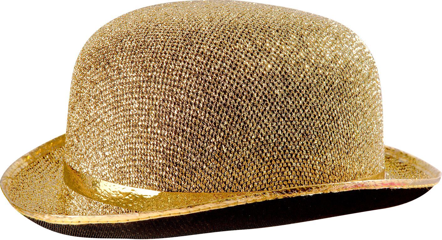 Gouden Lurex Bolhoed