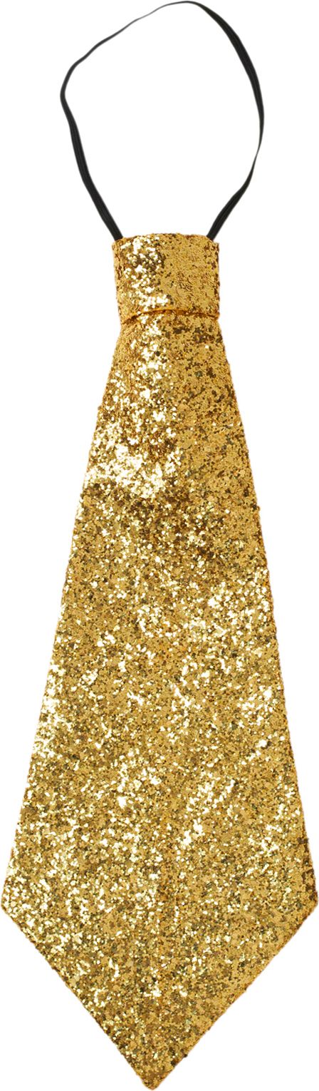 Gouden Lurex Stropdas