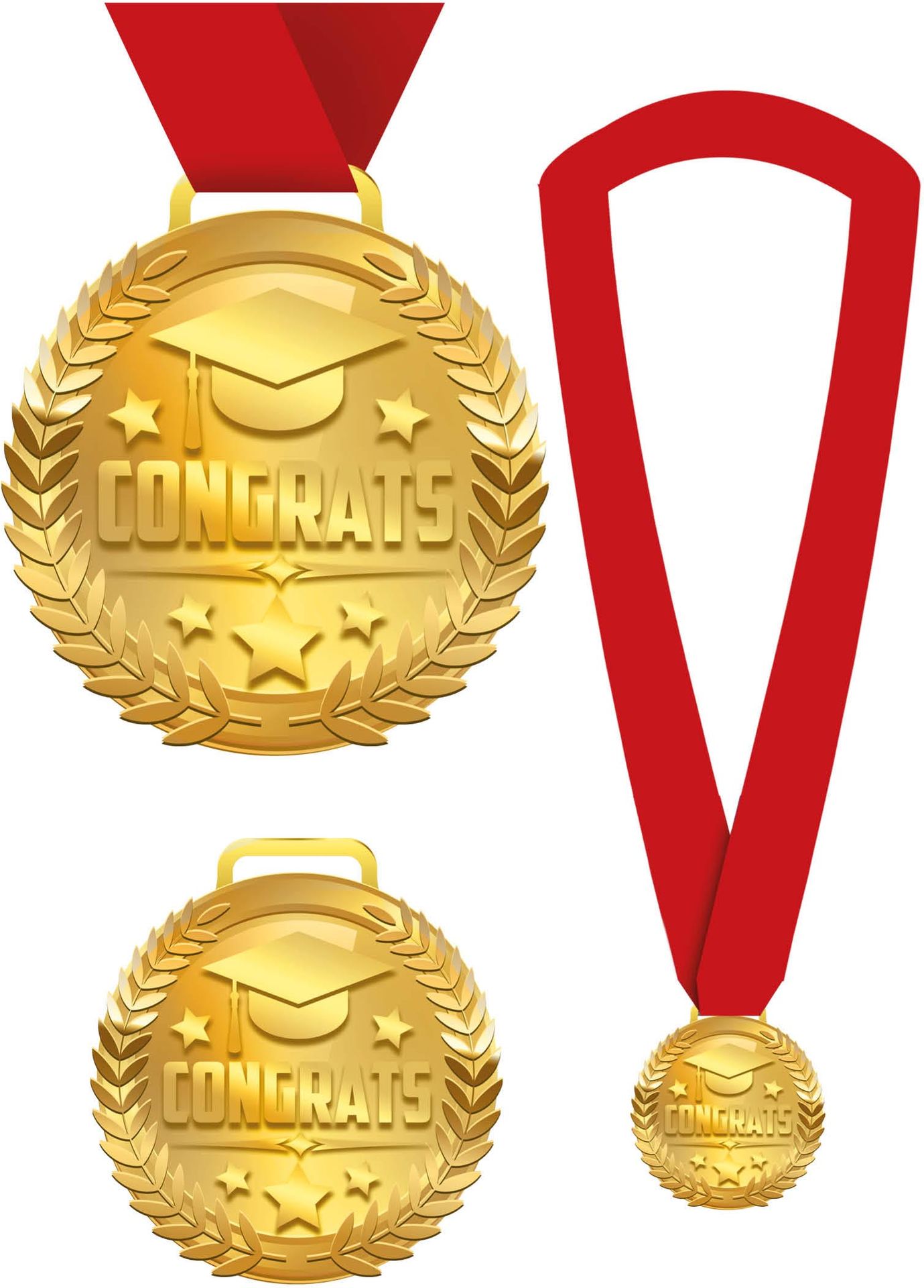 Gouden Medaille Ketting Geslaagd