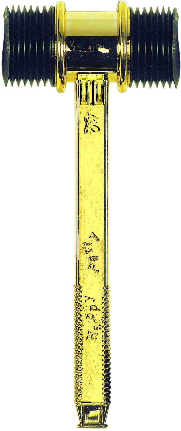 Gouden Metallic Hamer met Geluid