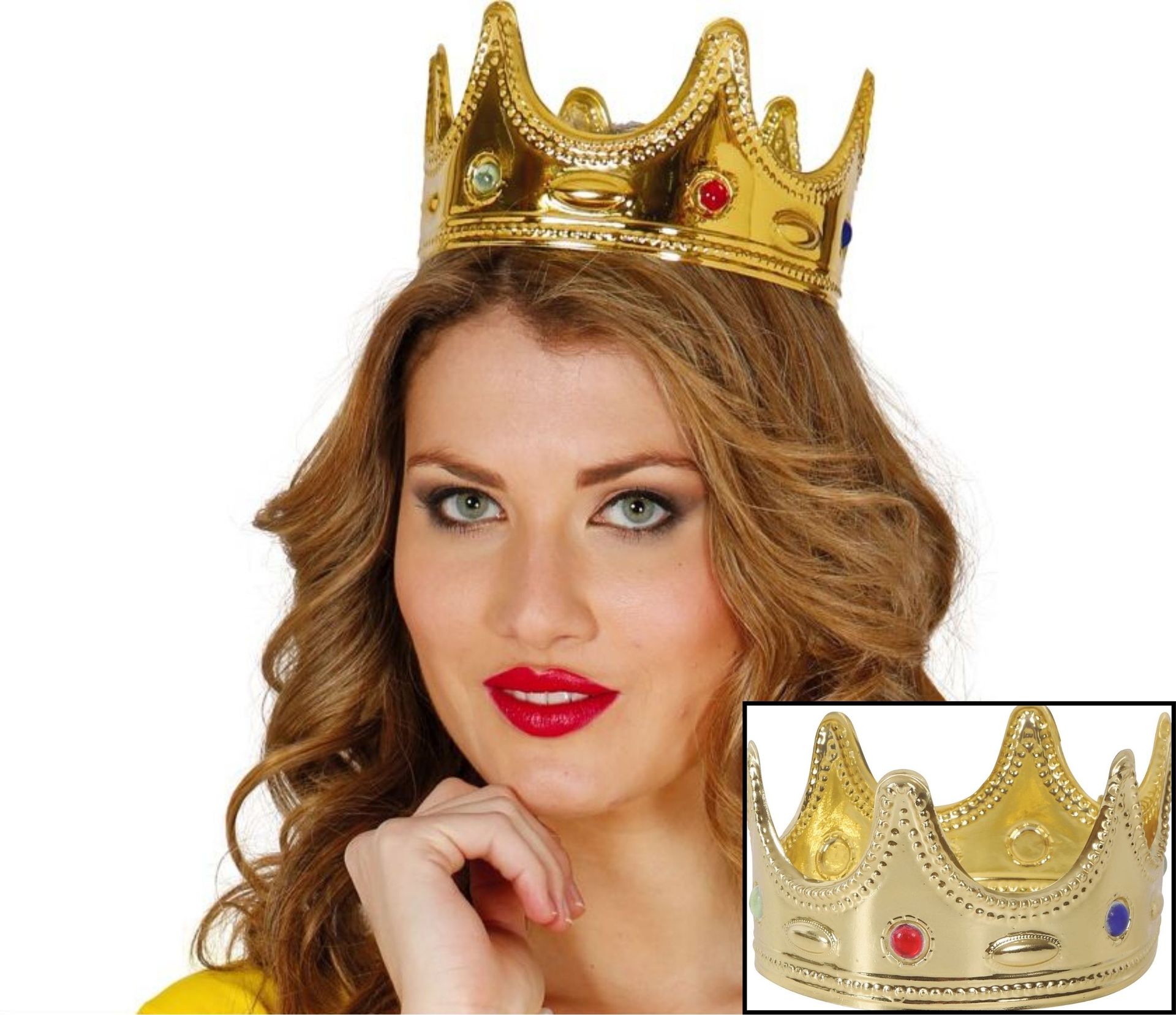 Gouden Middeleeuwse Koningin Kroon