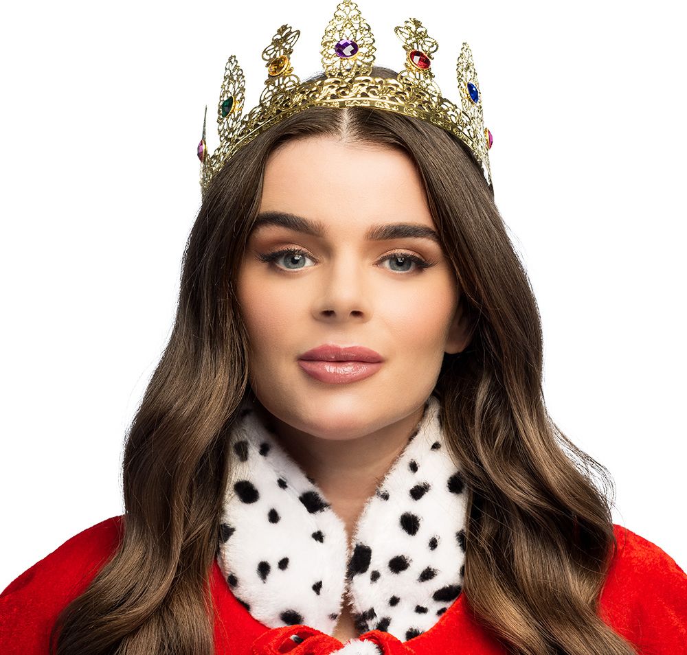 Gouden Multicolor Royal Queen Kroon