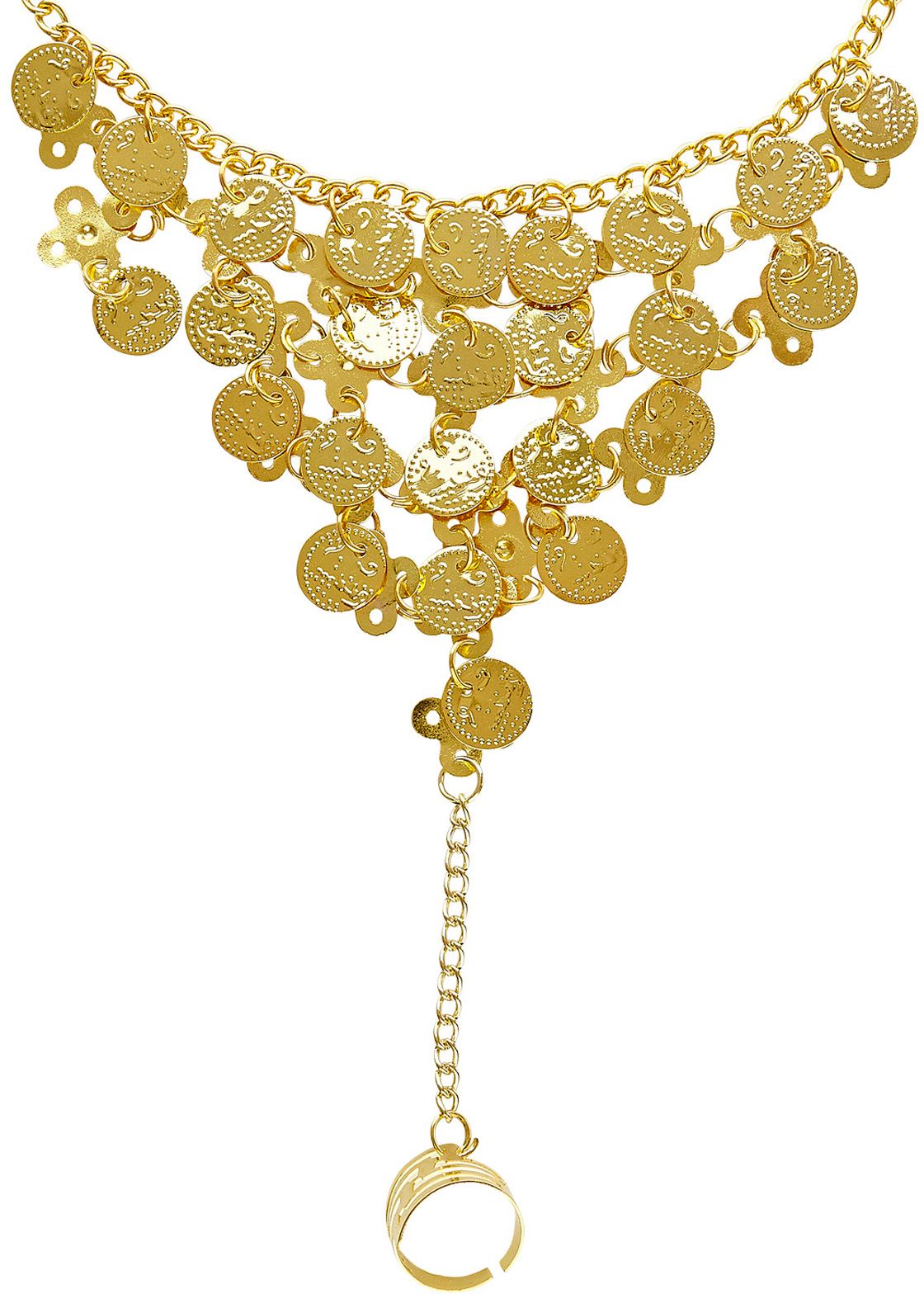 Gouden Muntjes Vingerhandschoen