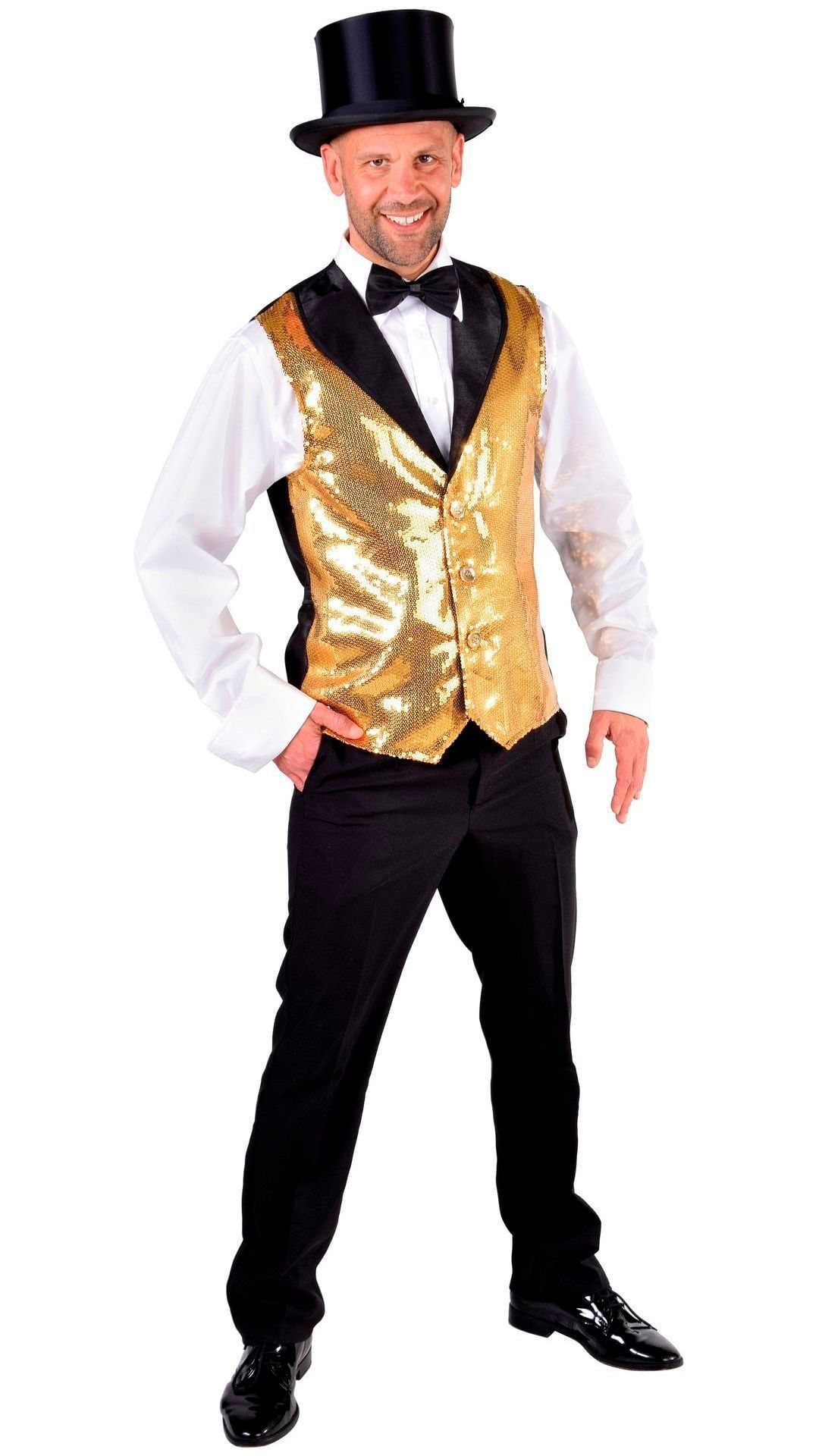 Gouden Pailletten Gilet