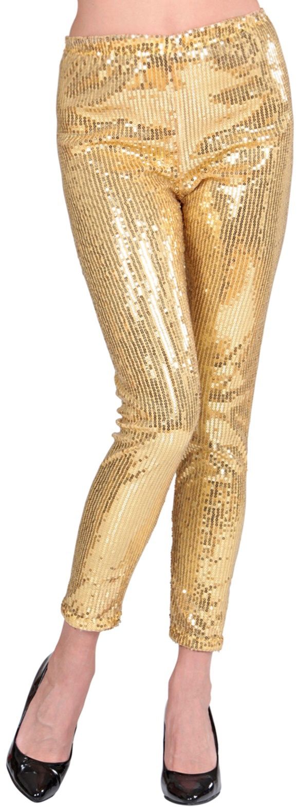 Gouden pailletten legging