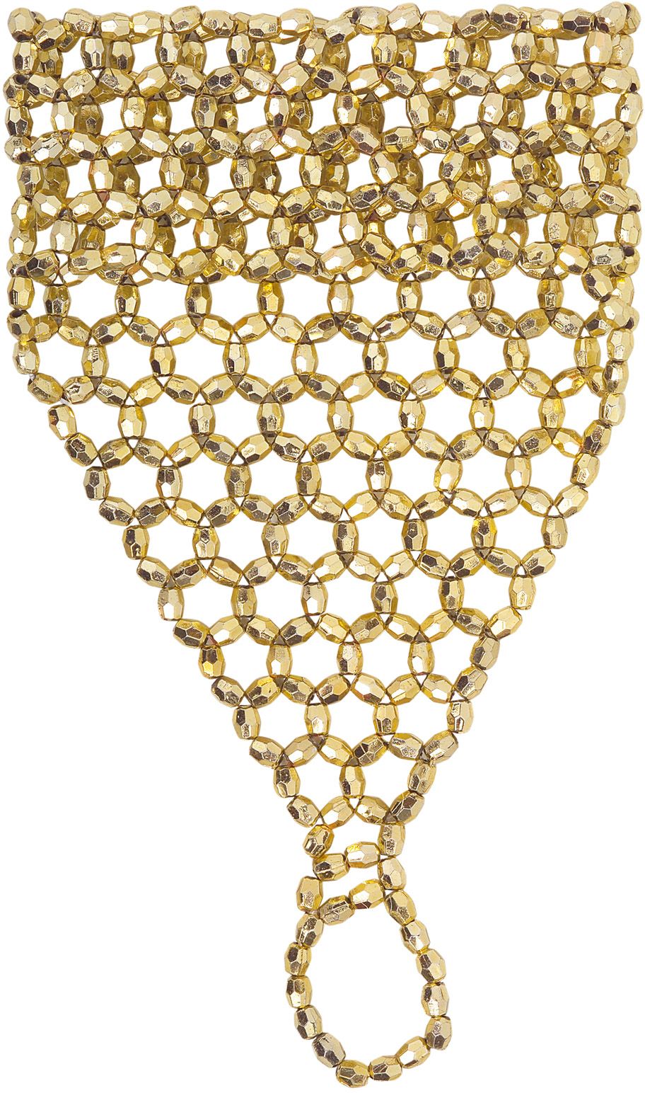 Gouden Pareltjes Vingerhandschoen