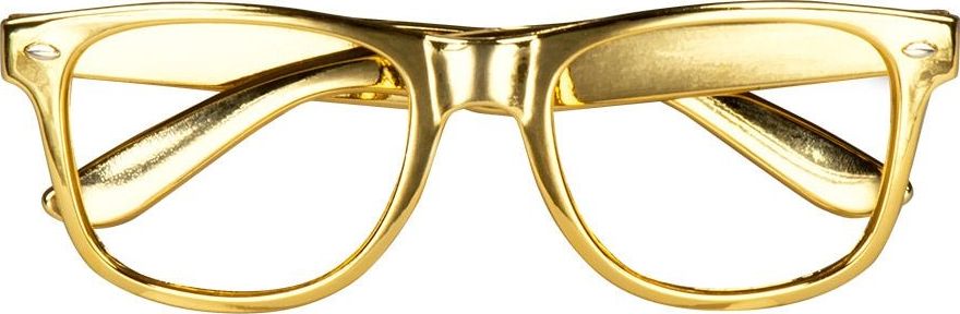 Gouden Party Brillen 3 Stuks