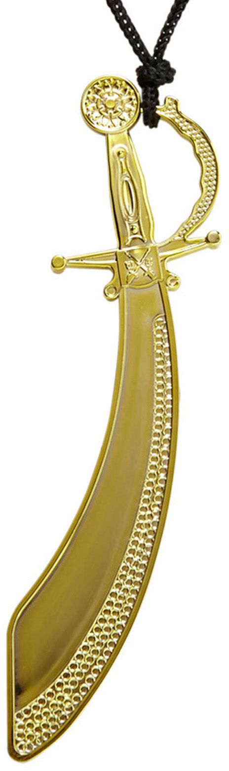 Gouden Piratenzwaard Ketting