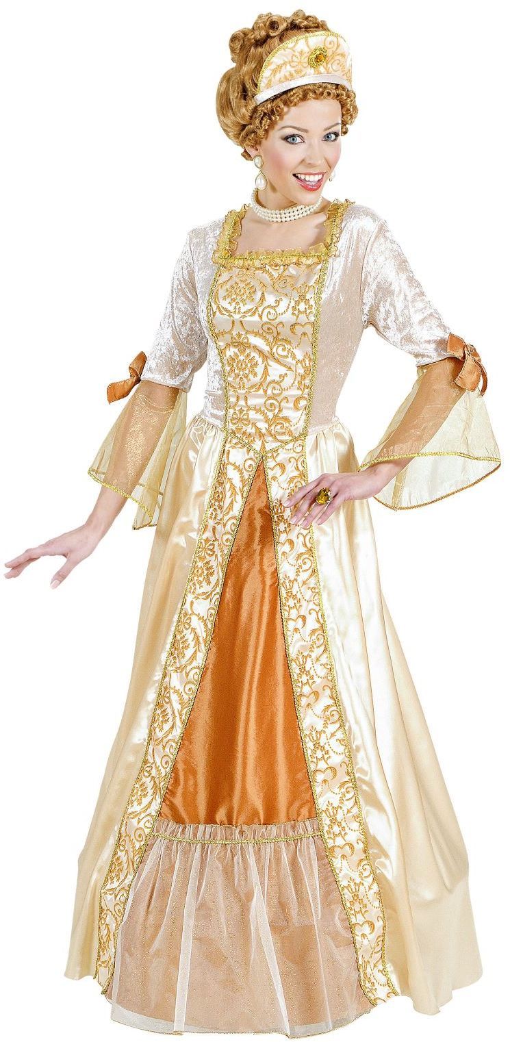 Gouden prinses kostuum