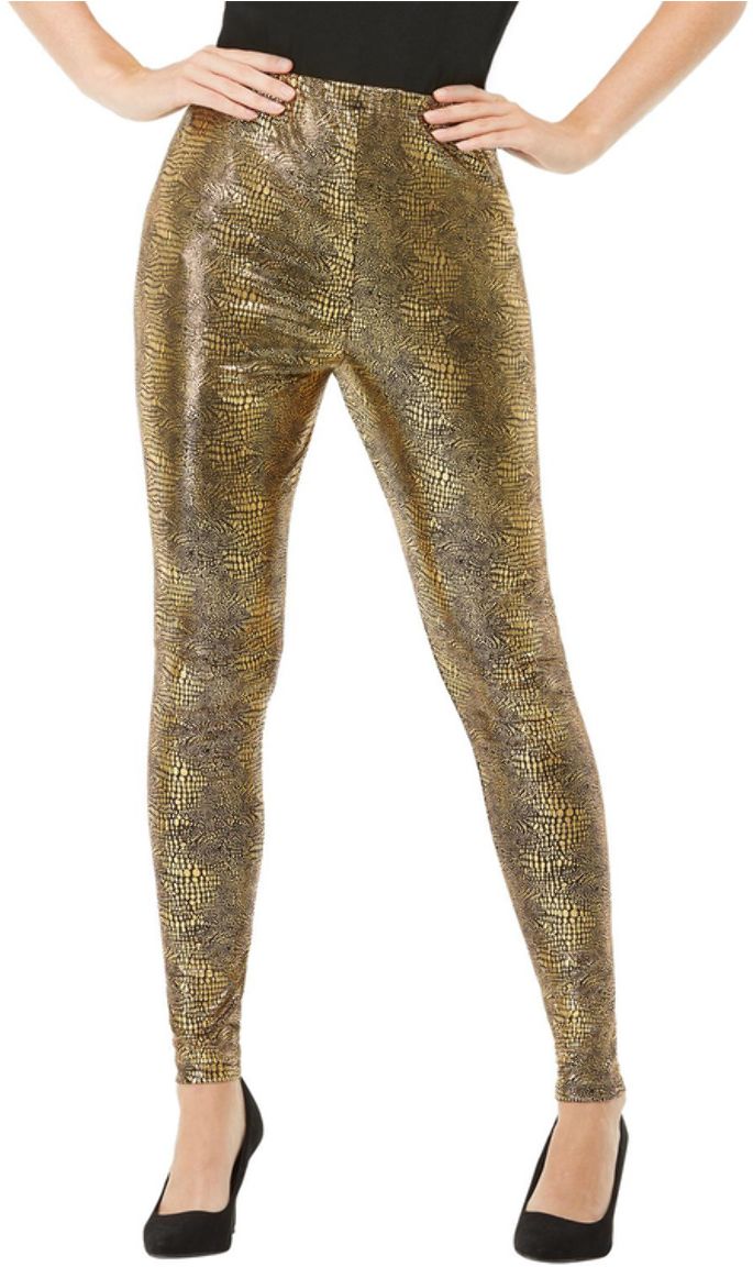Gouden Retro Legging