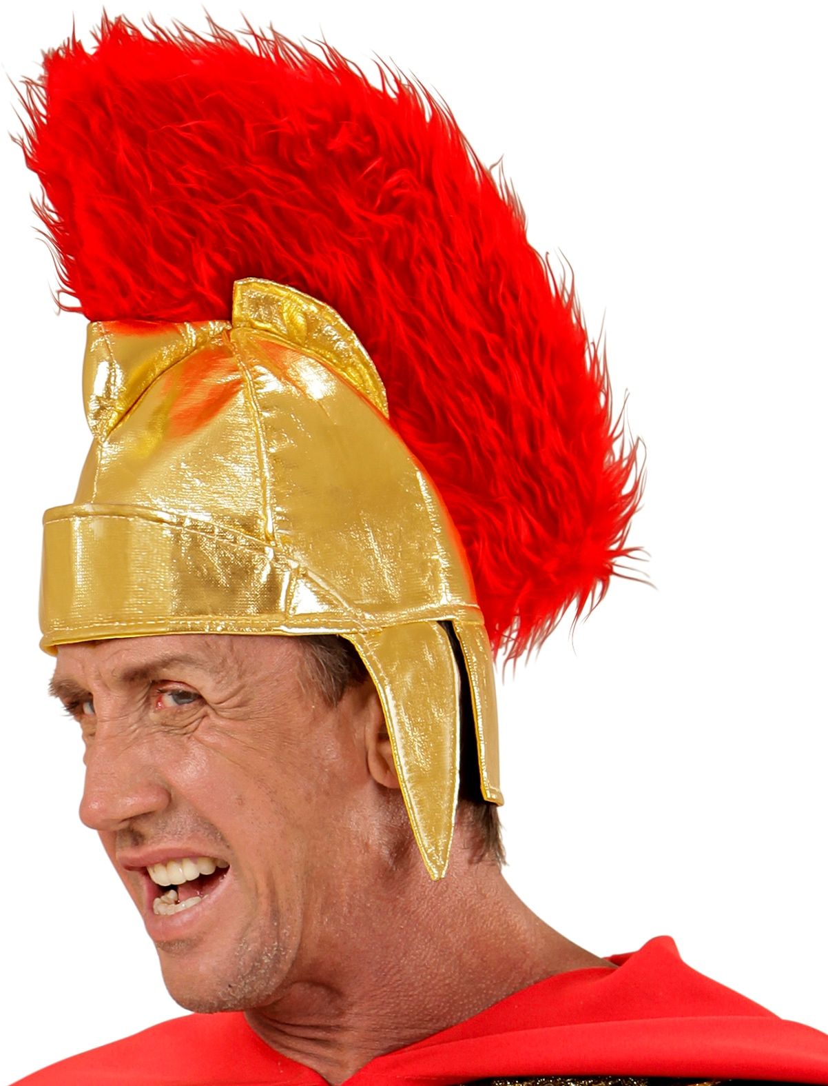 Gouden romeinse centurion helm