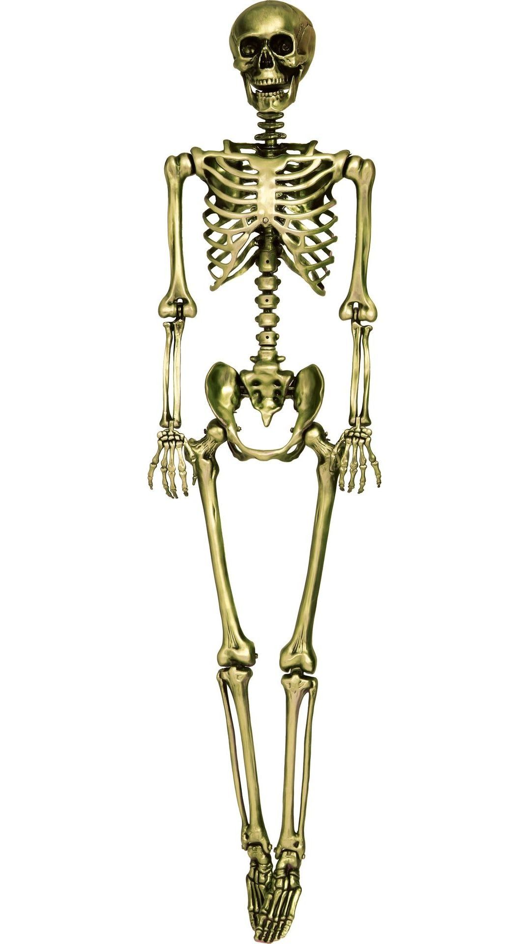 Gouden Skelet Pop Decoratie
