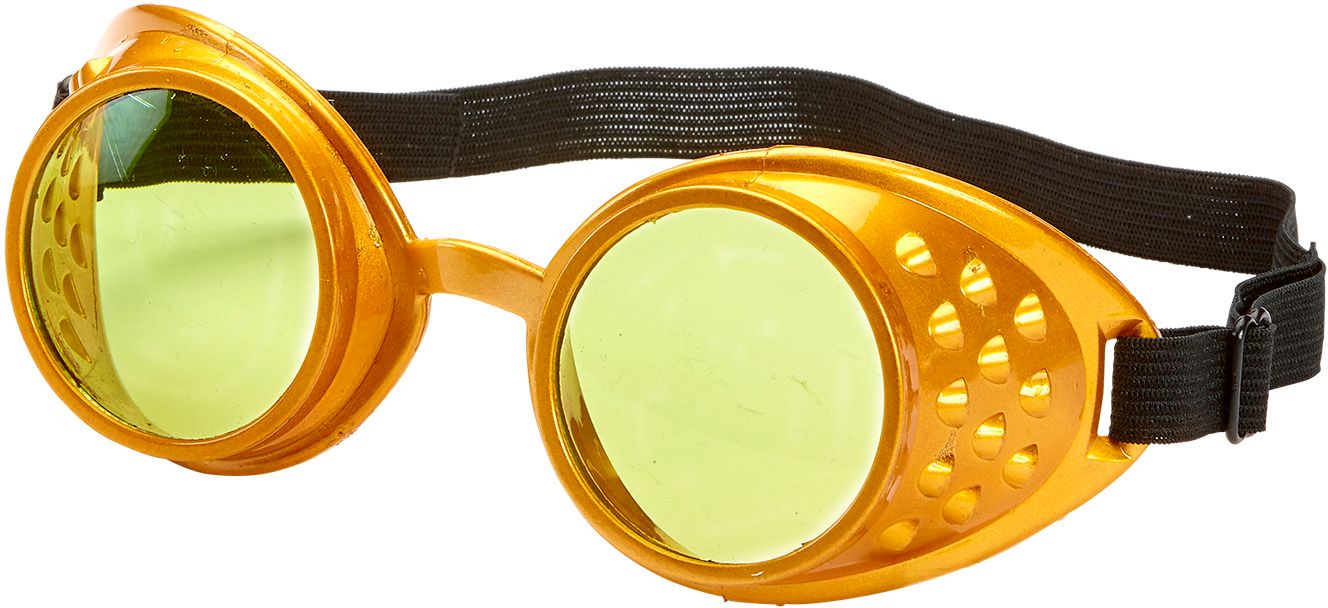 Gouden Steampunk Bril