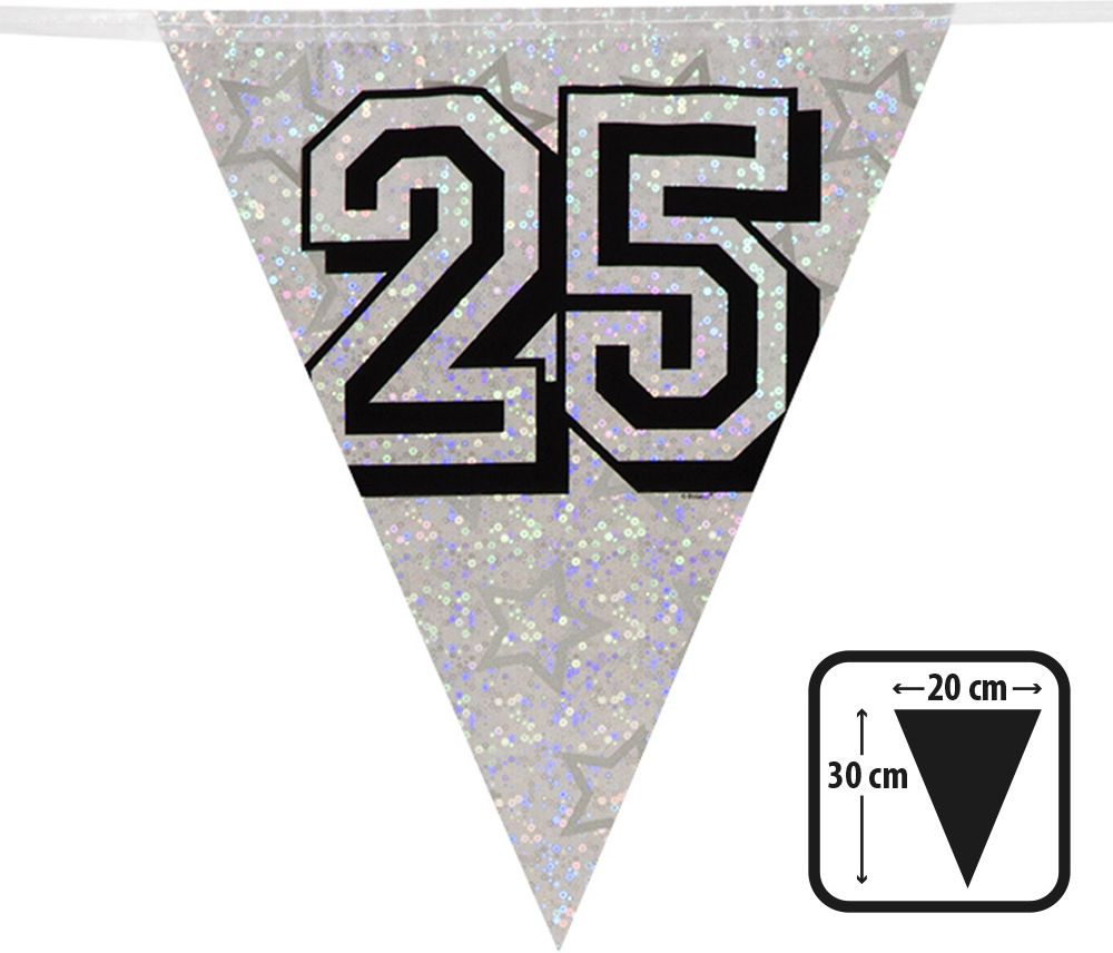 Zilveren vlaggenlijn 25 jaar