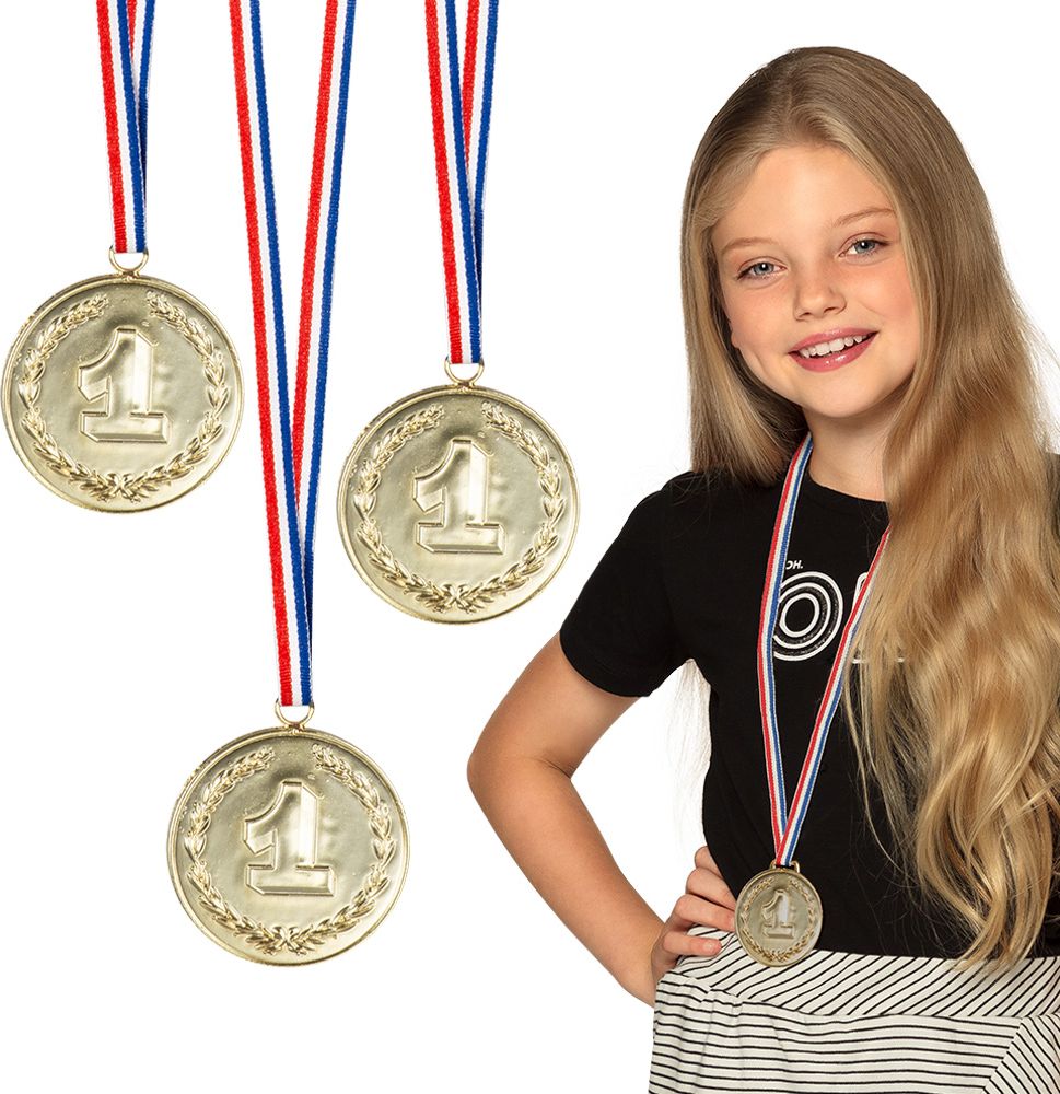 Gouden Winnaars Nummer 1 Medailles