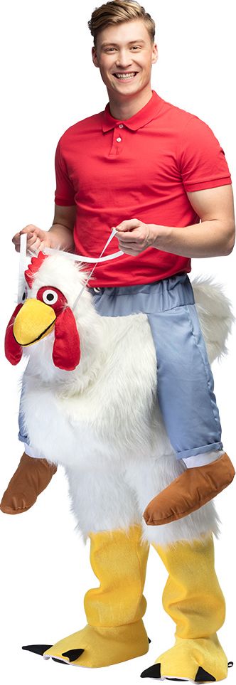 Grappig Kip Instapkostuum Volwassenen