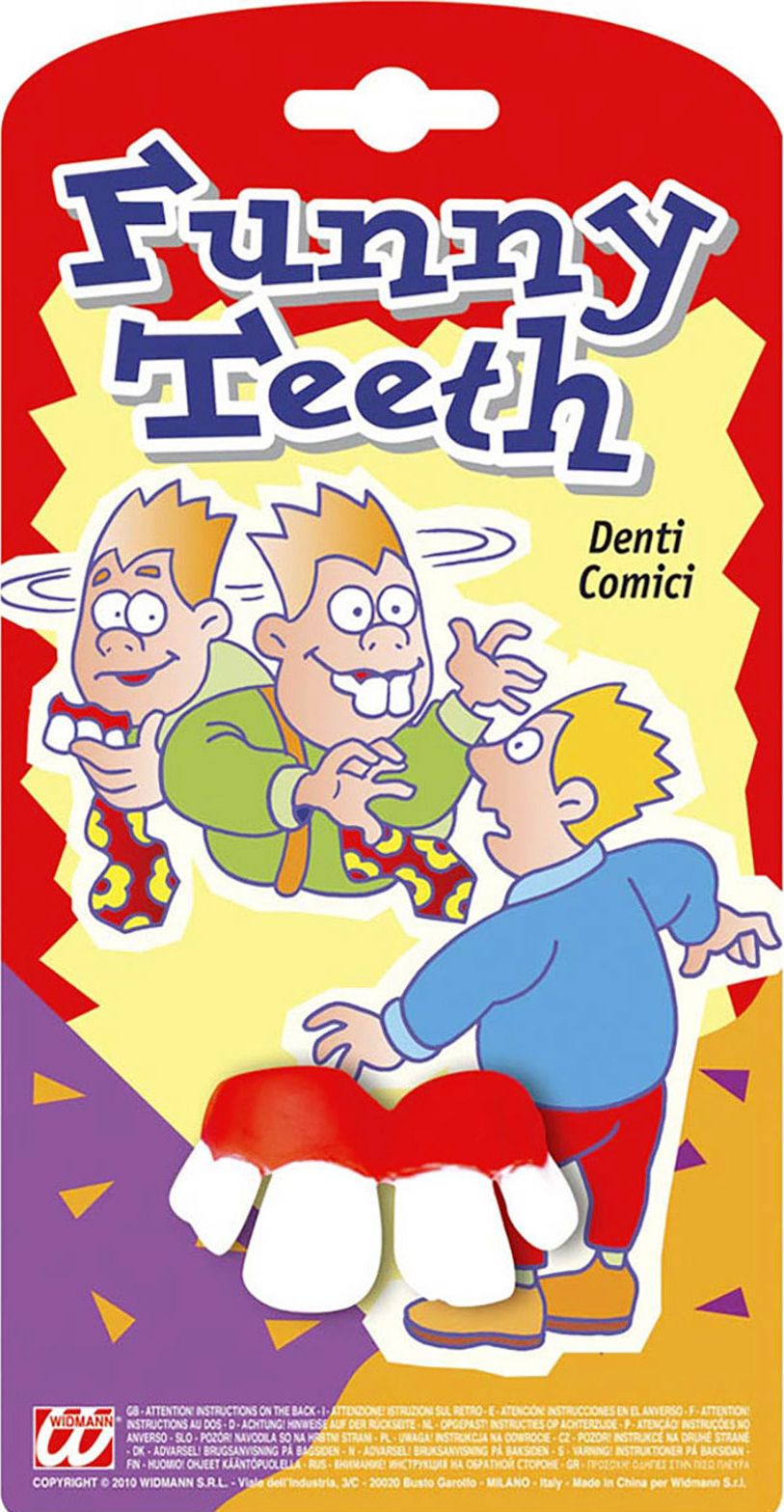 Grappige Fop Tanden