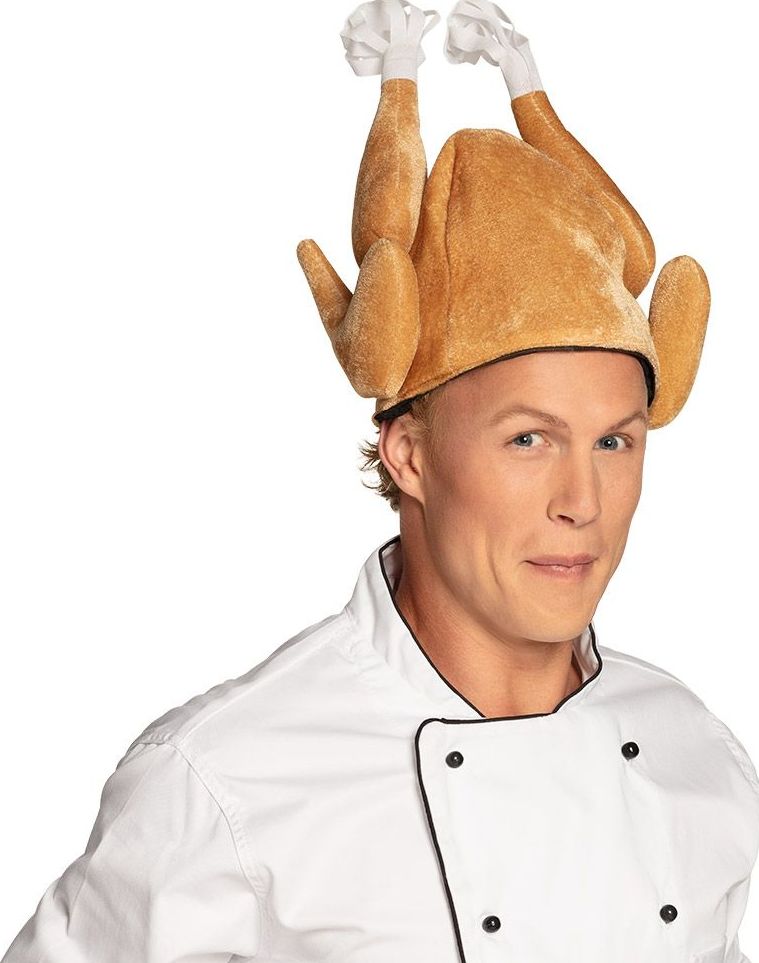 Grappige Fried Chicken Hoed Pluche