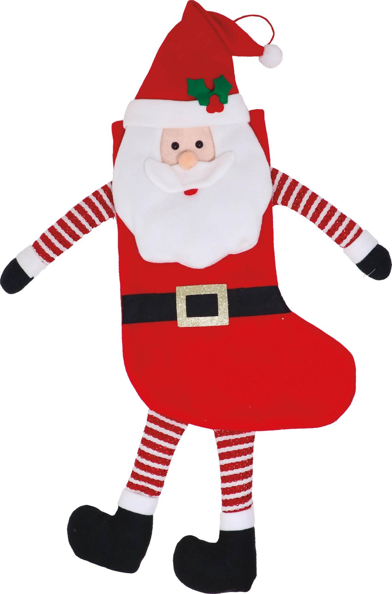 Grappige Kerstman Cadeau Sok Kerstmis 57cm