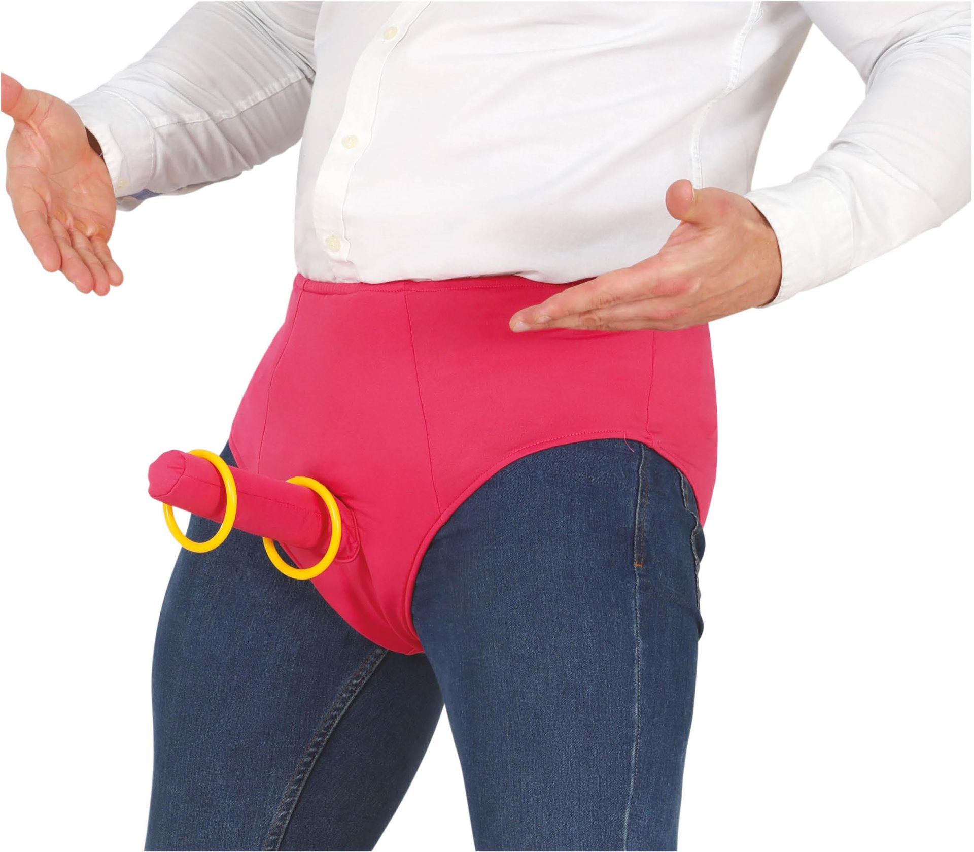 Grappige Piemel Ringwerp Onderbroek Vrijzellenfeest