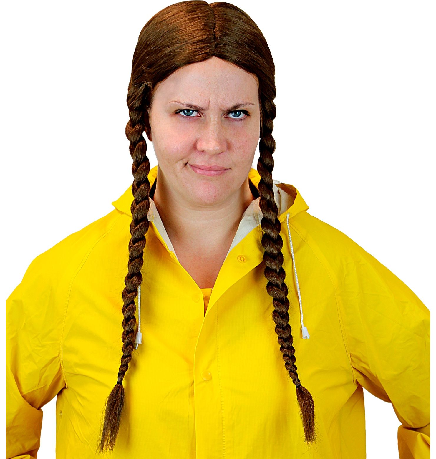 Greta Activist Pruik met Vlechten