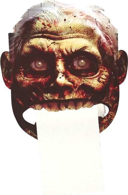Griezelig Halloween Toiletrolhouder