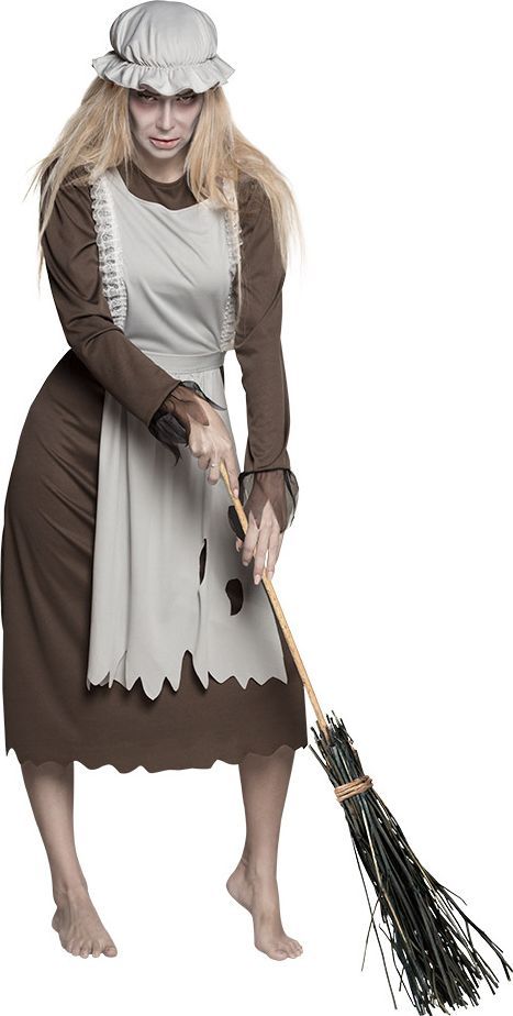 Griezelig Kamermeisje Geest Kostuum