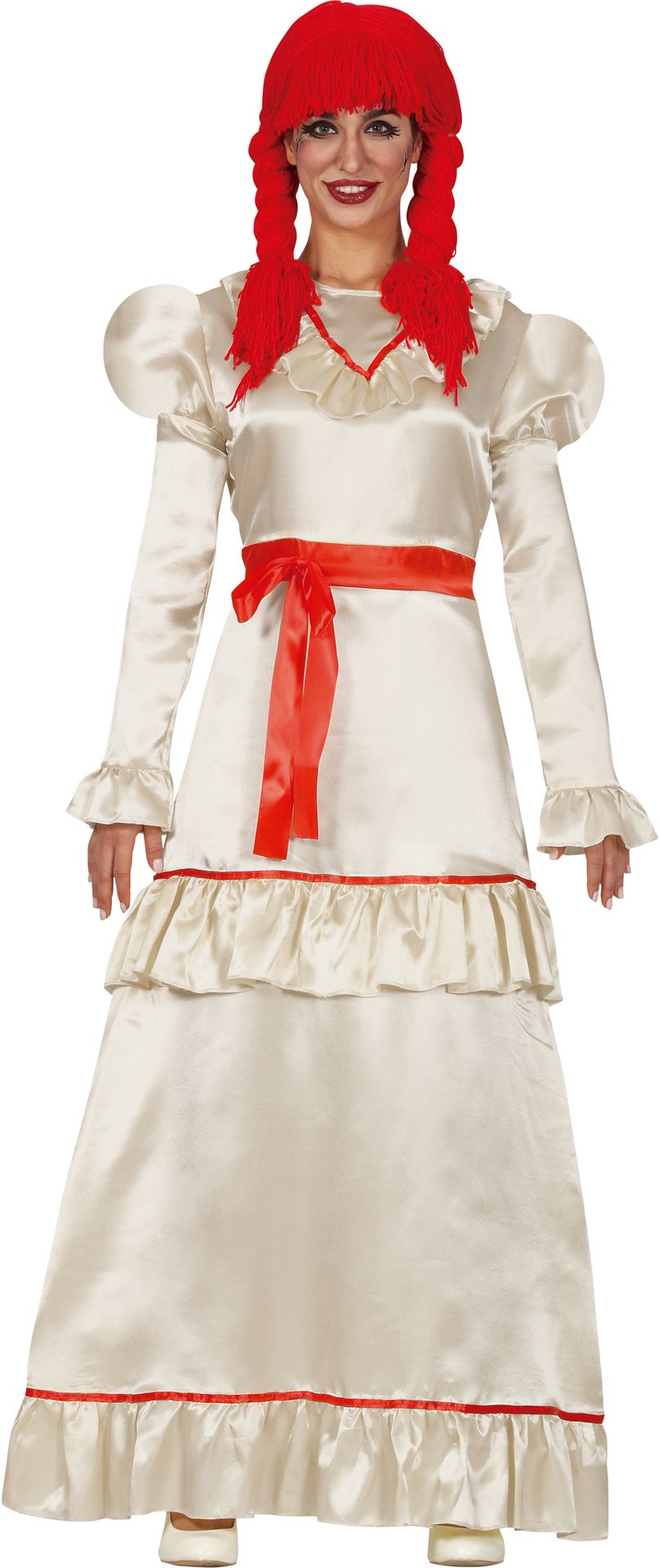 Griezelige bezeten pop jurk