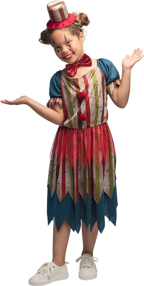 Griezelige Clown Jurk Meisjes Halloween