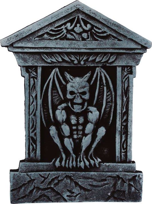 Griezelige Grafsteen Vleermuis