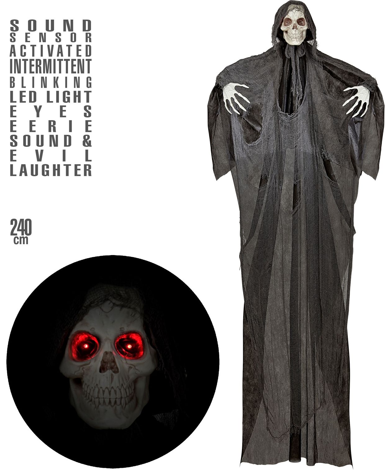 Griezelige Magere Hein Decoratie Halloween