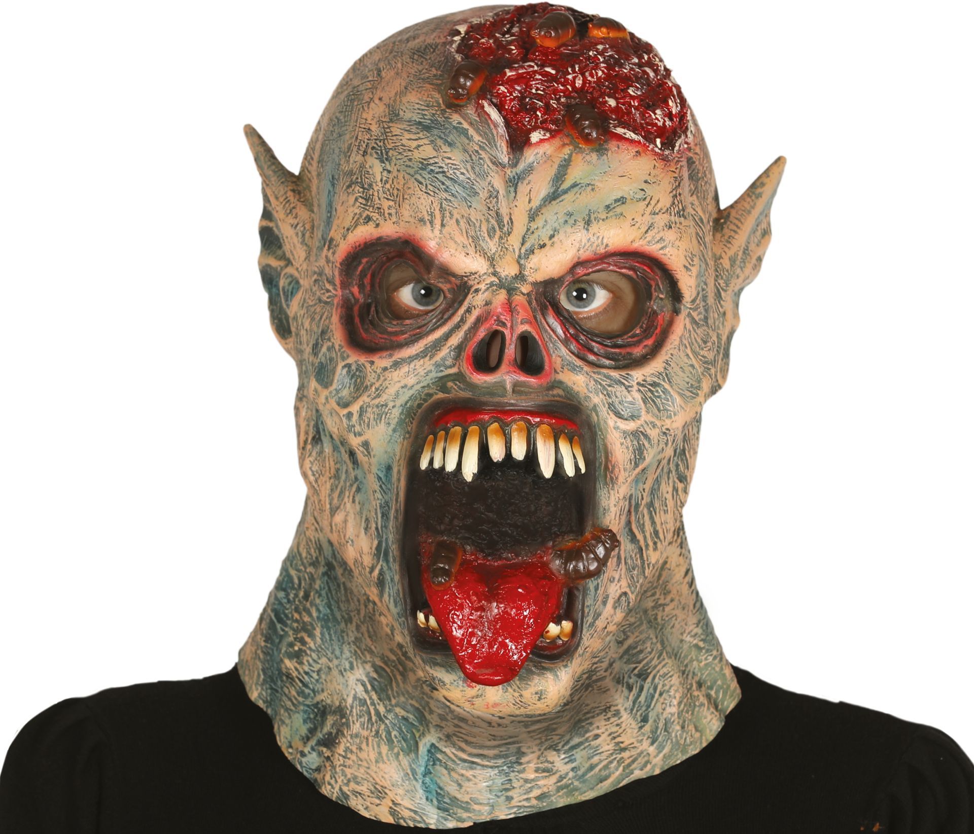 Griezelige Monster met Wond Masker