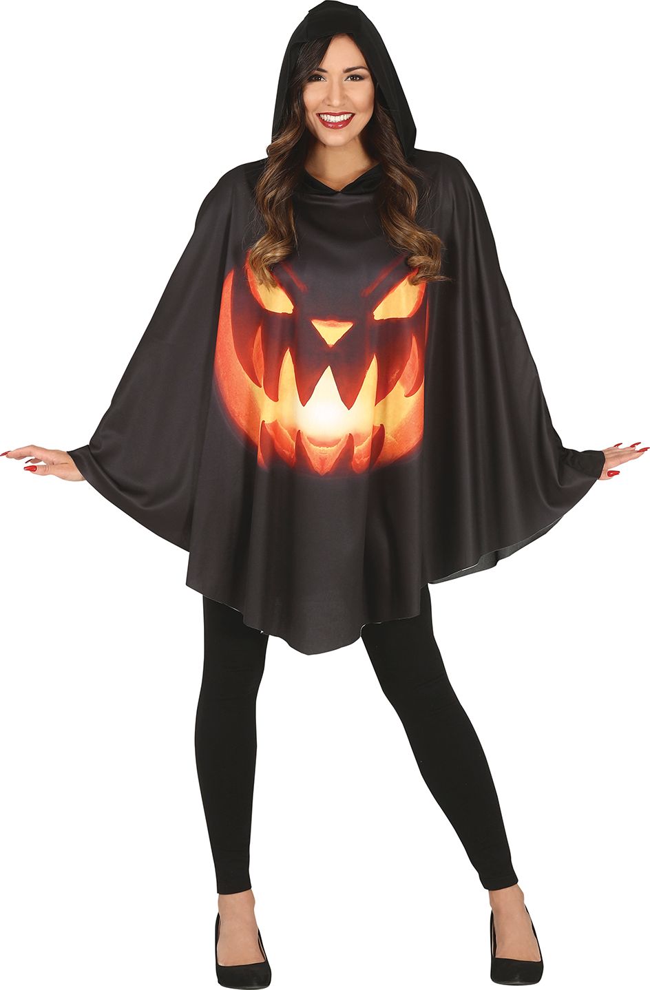 Griezelige Pompoen Poncho