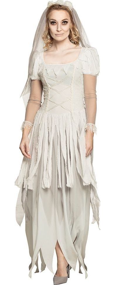 Griezelige Spook Bruid Jurk Vrouw