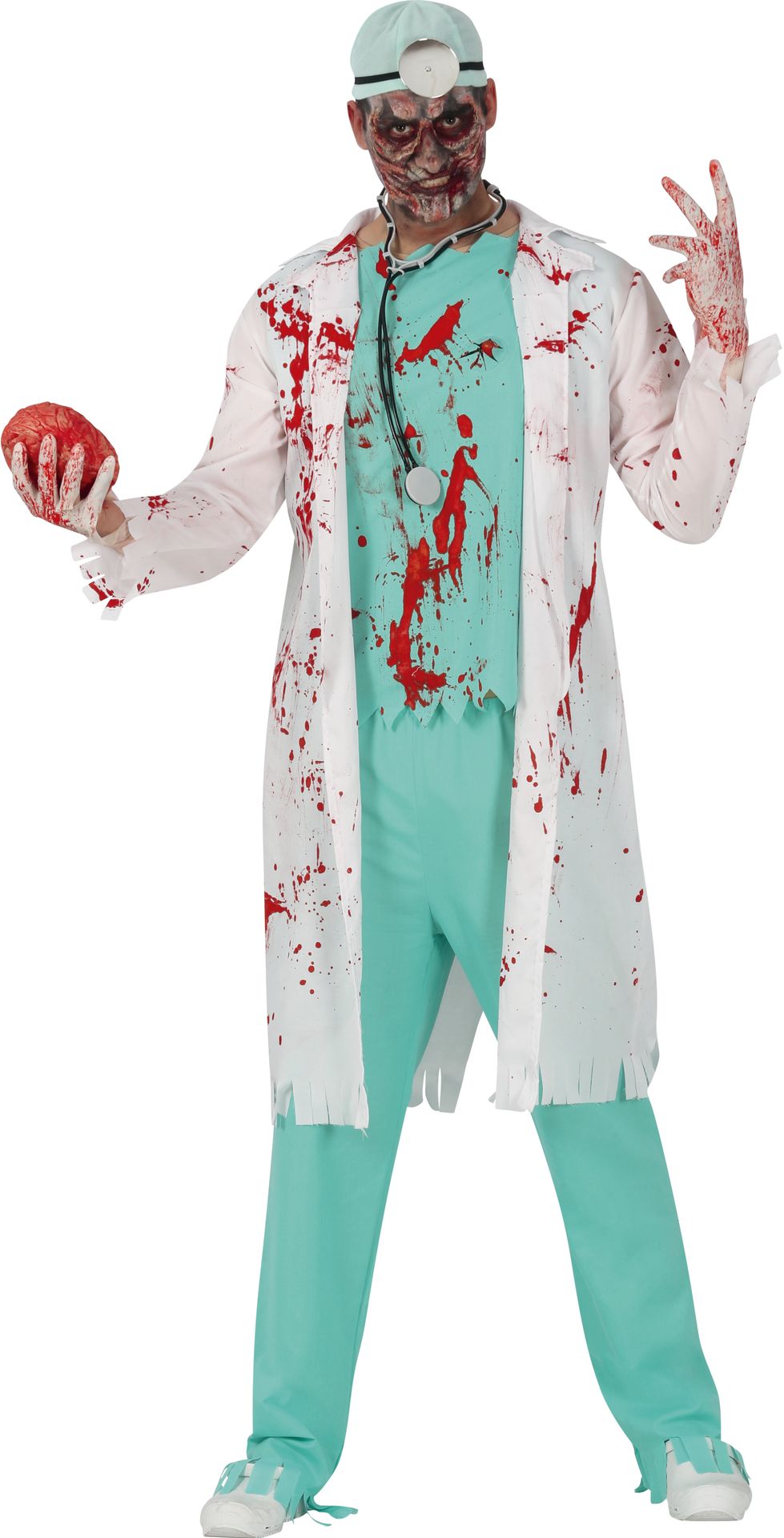 Griezelige zombie dokter outfit