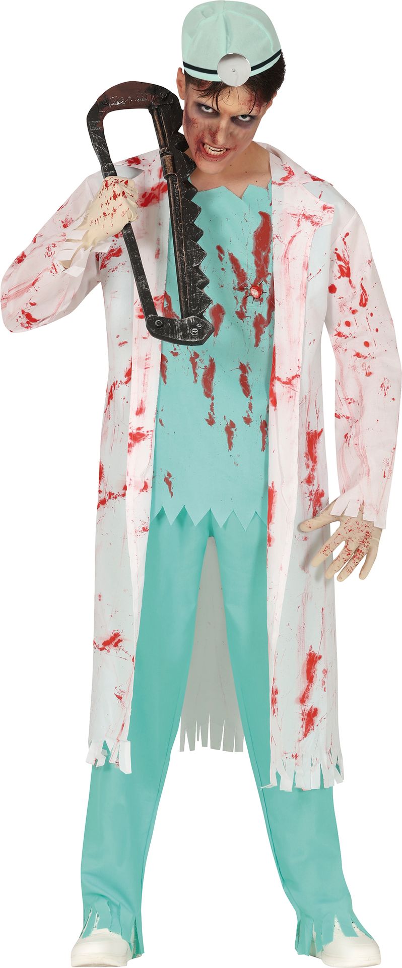 Griezelige Zombie Dokter Outfit Tiener 14-16 Jaar