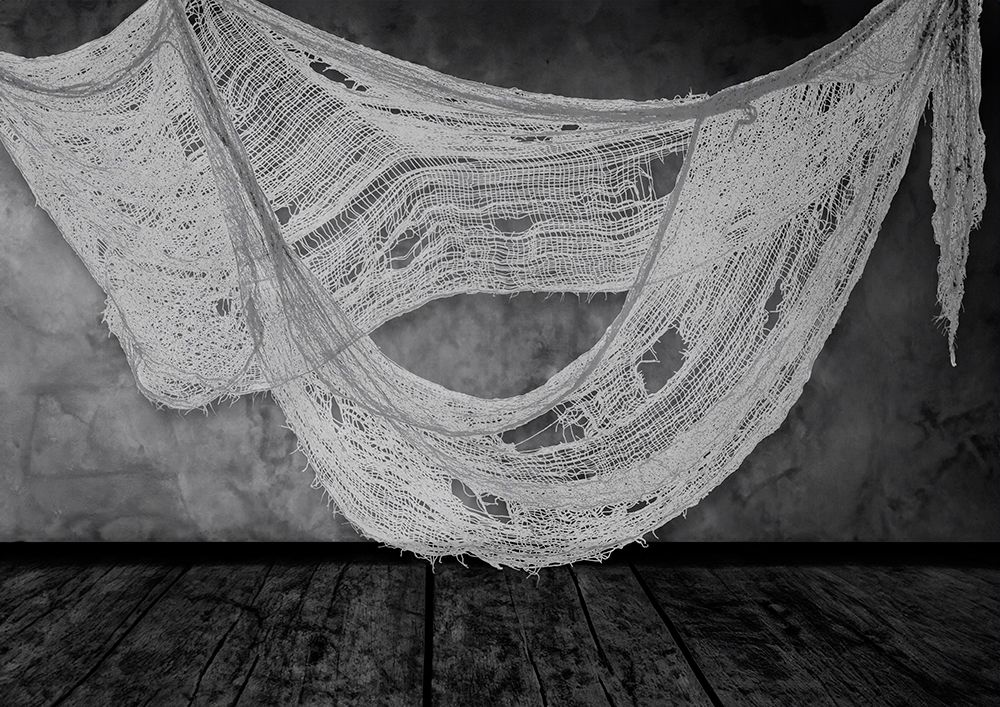 Grijze Griezel Stof Halloween Decoratie