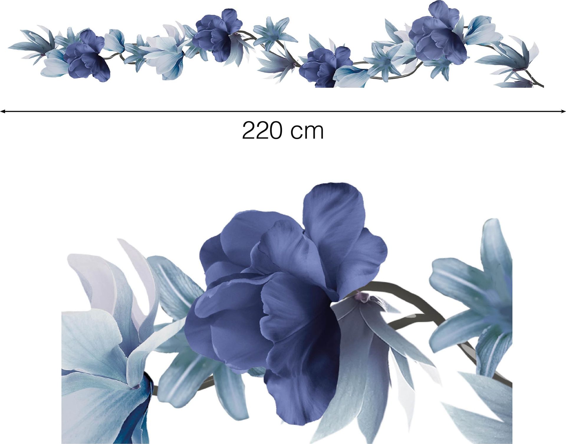 Grijze Halloween Bloemenslinger