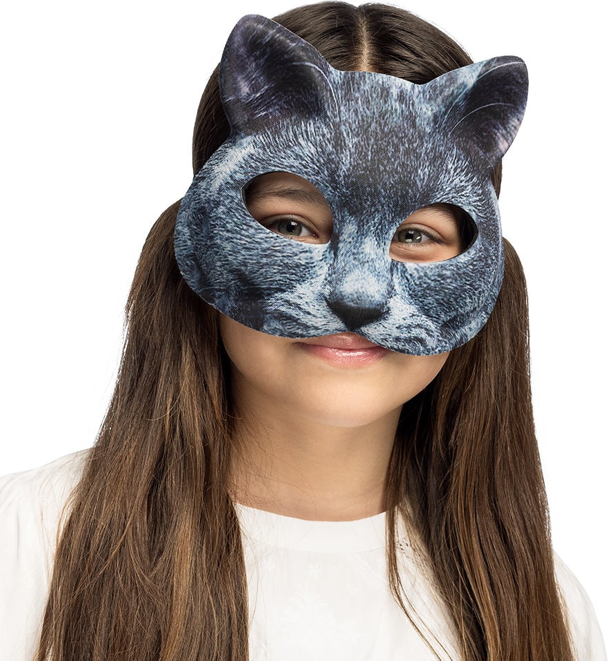 Grijze Kat Masker