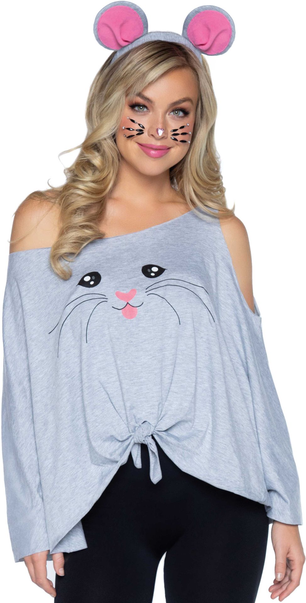 Grijze Muis Verkleedkleding Dames