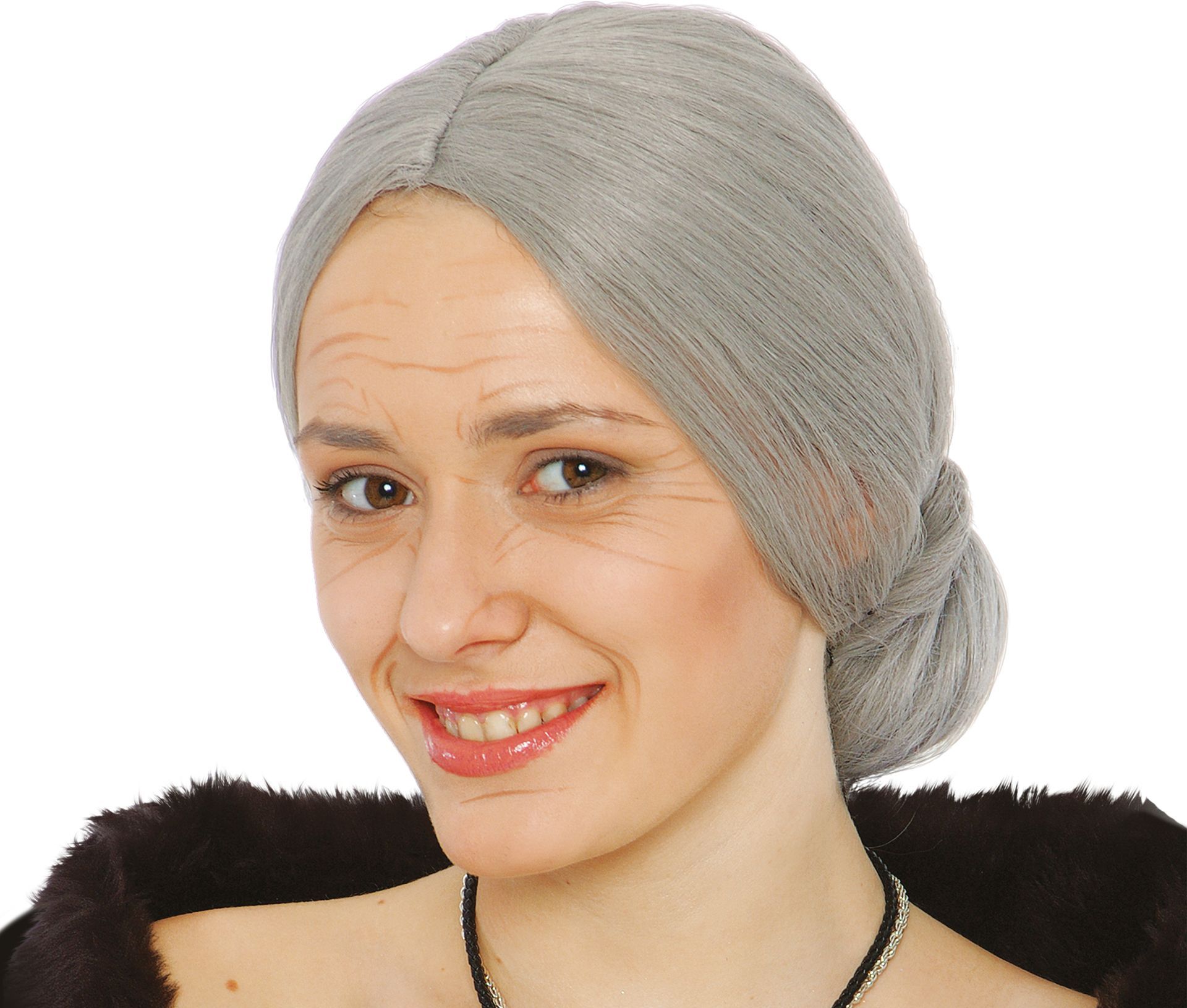 Grijze Sarah Pruik Budget