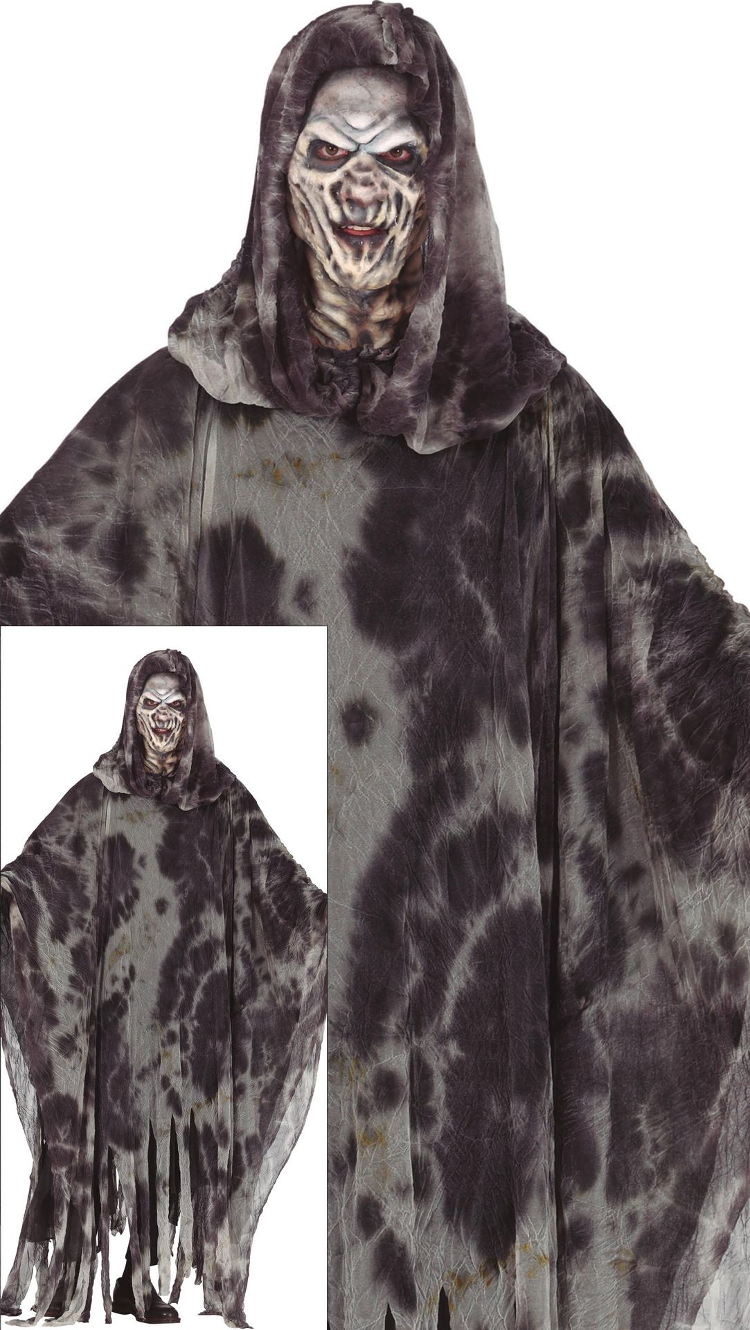 Grijze Spook Outfit Halloween