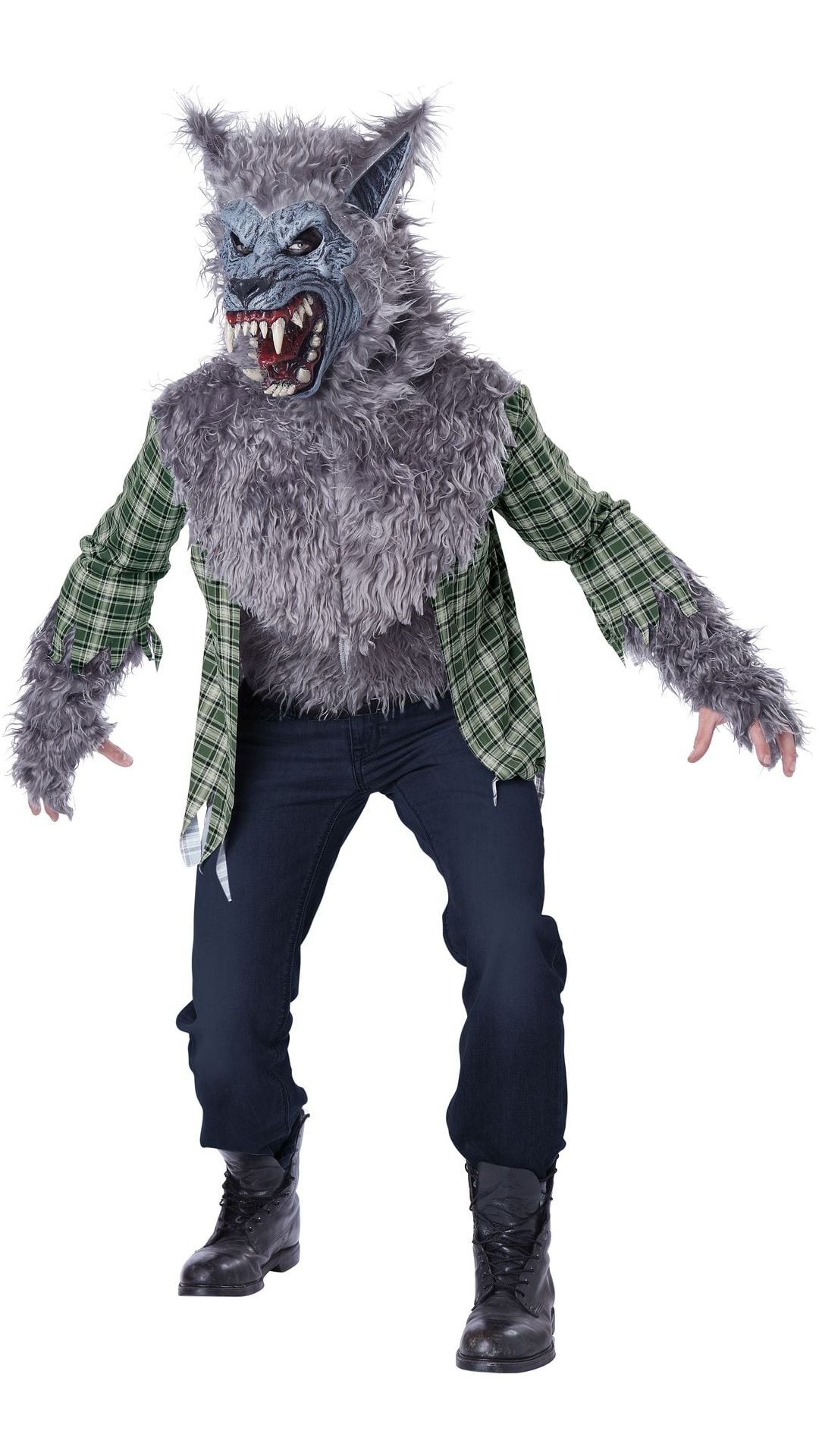 Grijze weerwolf kleding