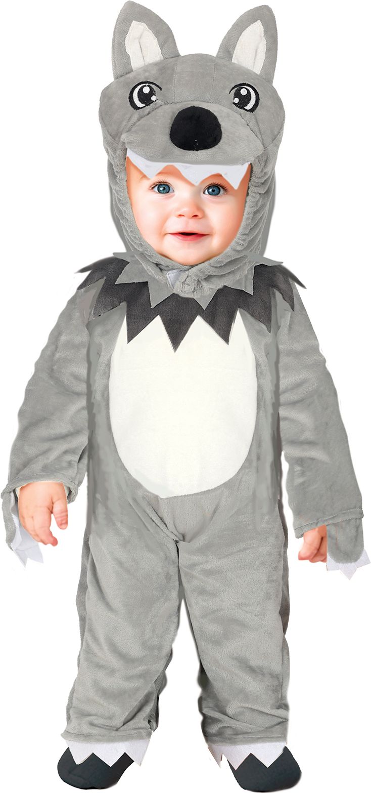 Grijze Wolf Baby Kostuum